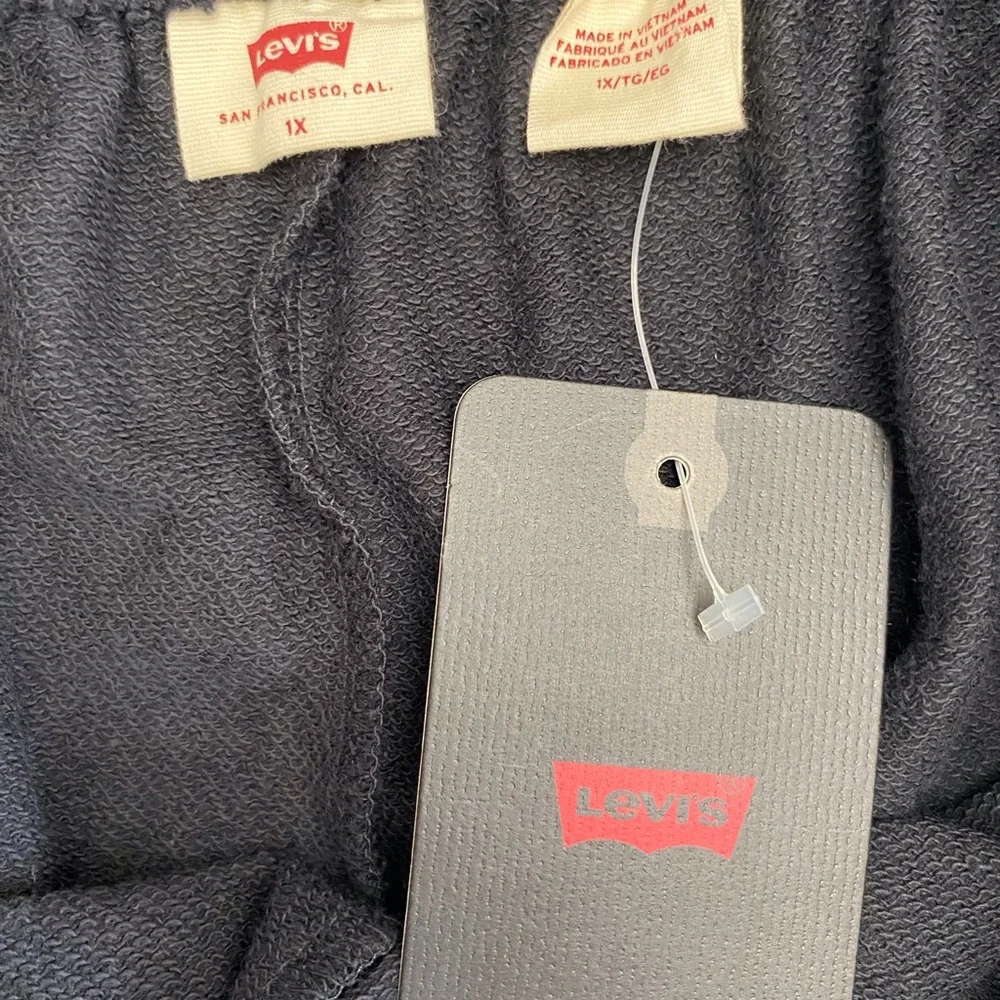 Levi’s NWT Black Fleece Jogger Sweatpants Men’s Plus Size 1X Drawstring